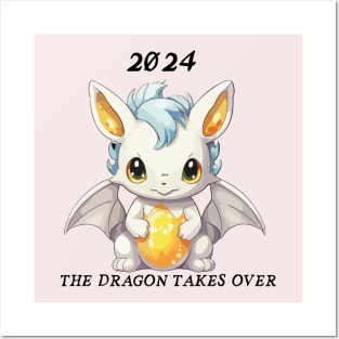 2024 LUNAR NEW YEAR CUTE DRAGON Posters and Art